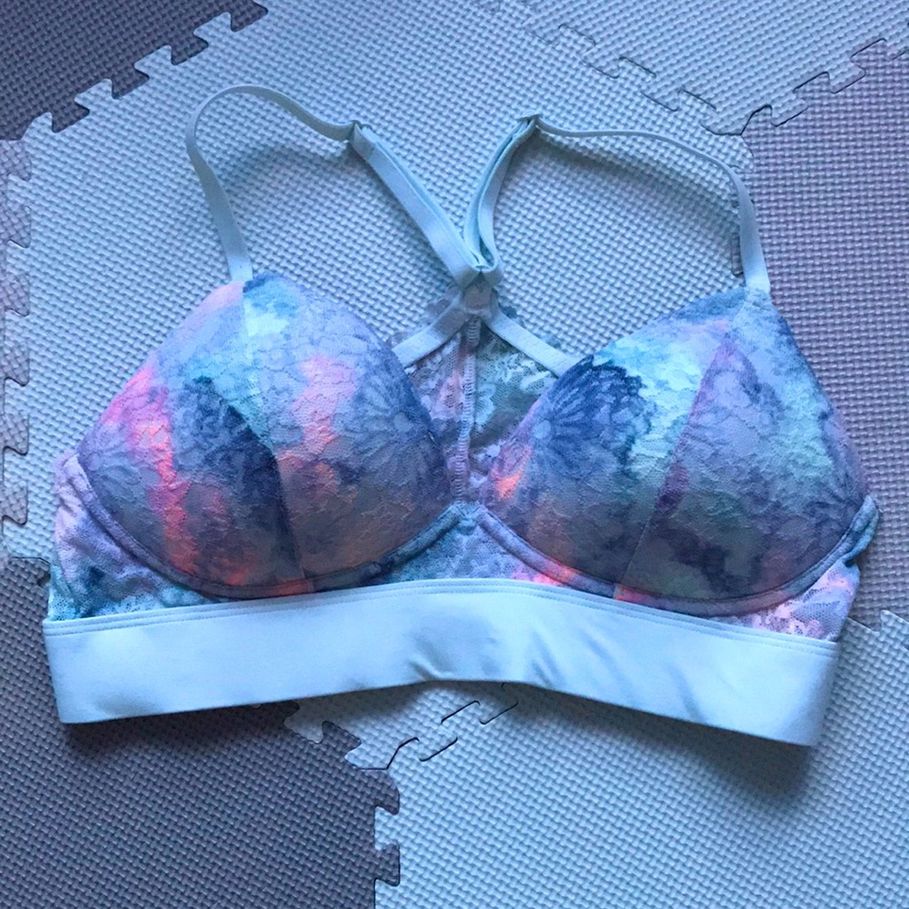 PINK Victoria’s Secret Lace Tie Dye Bralette